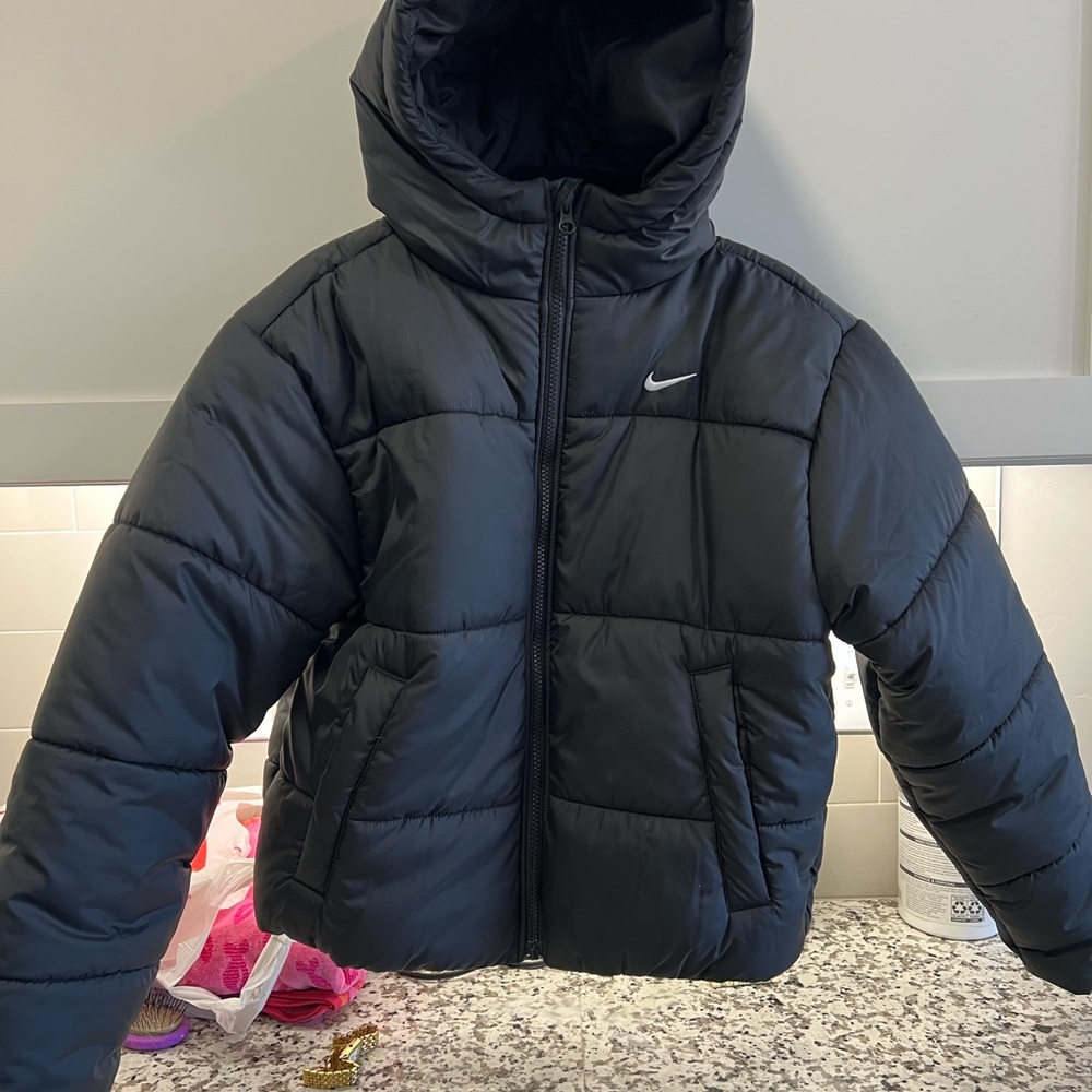 Nike Thermafit Black Puffer Jacket for Women